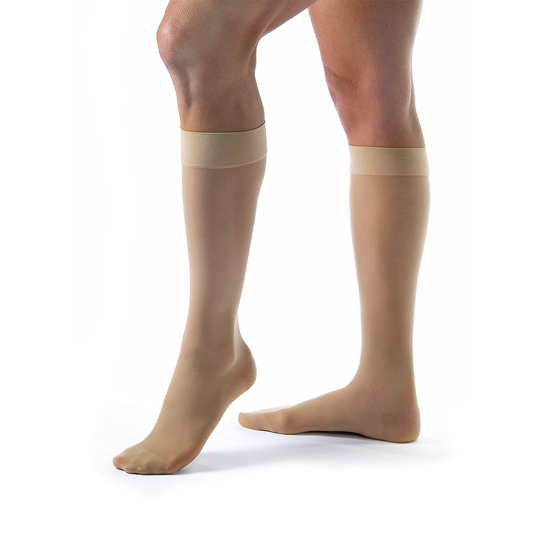 Media a la rodilla Transparente 8-15mmHg Ultrasheer